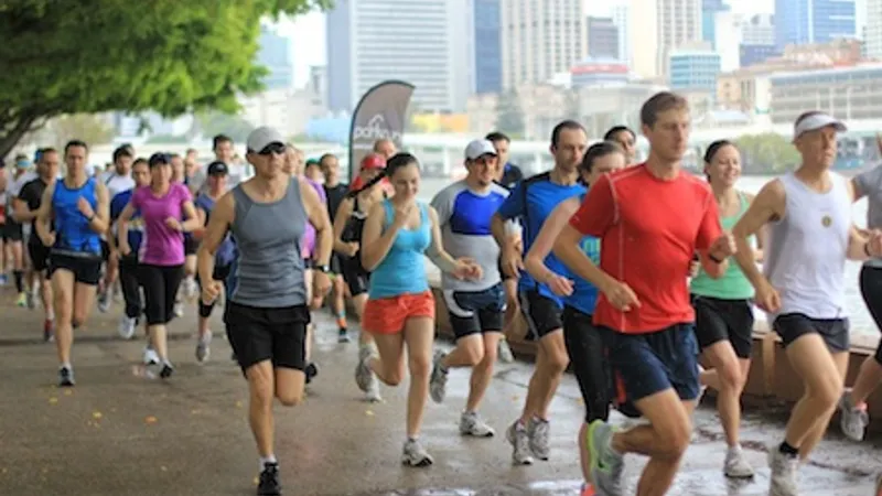 South Bank parkrun in Brisbane