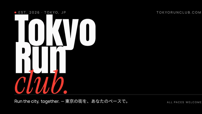TOKYO RUN CLUB in Tokyo