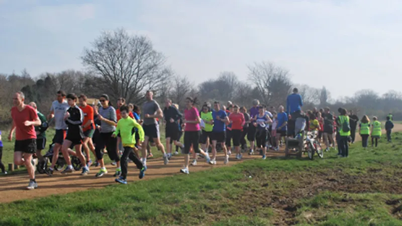 Crane parkrun in Twickenham
