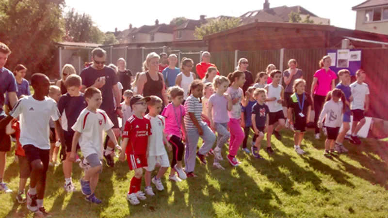 Harrow Lodge junior parkrun in Hornchurch