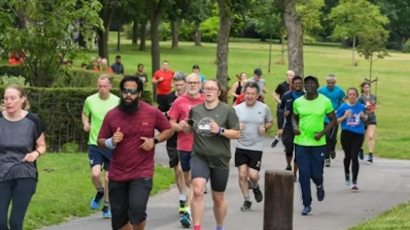 Valentines parkrun in Ilford