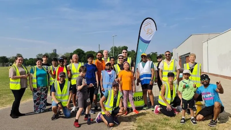 Barking junior parkrun in Barking