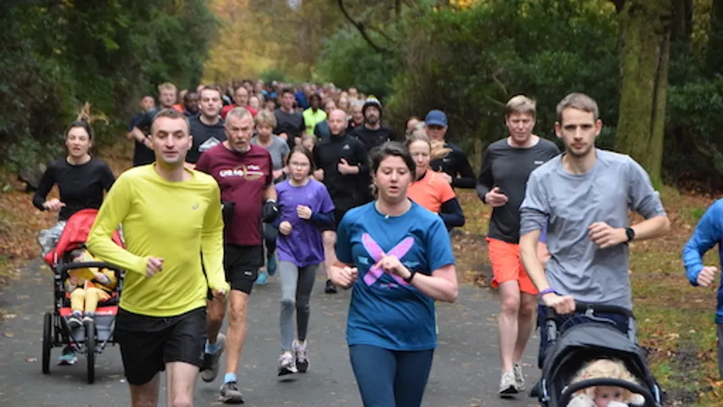 Pollok parkrun in Glasgow