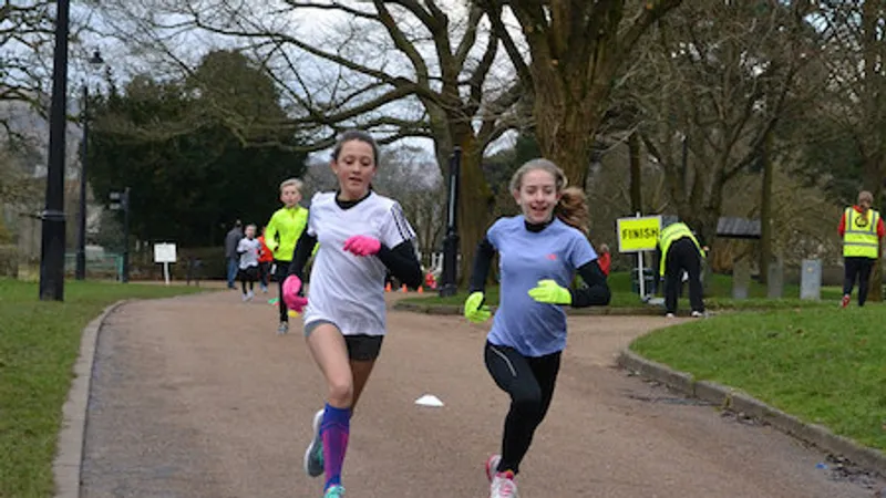 Pontypool junior parkrun in Pontypool