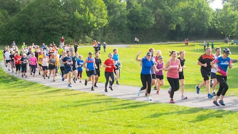 Cosmeston Lakes parkrun in Penarth