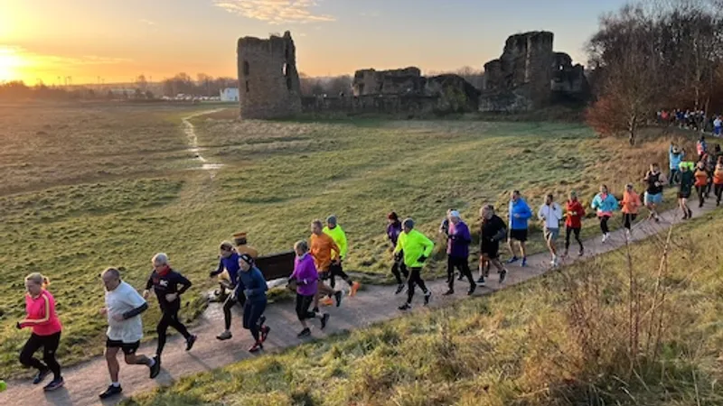 Flint Castle parkrun in Flint