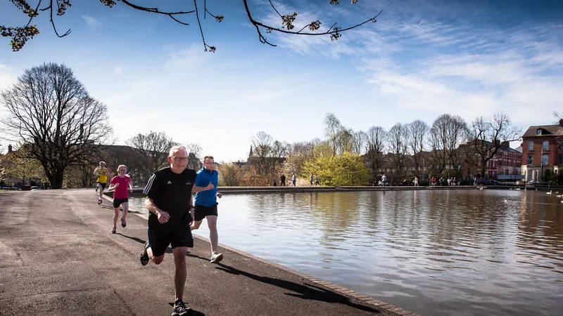 Waterworks parkrun in Belfast