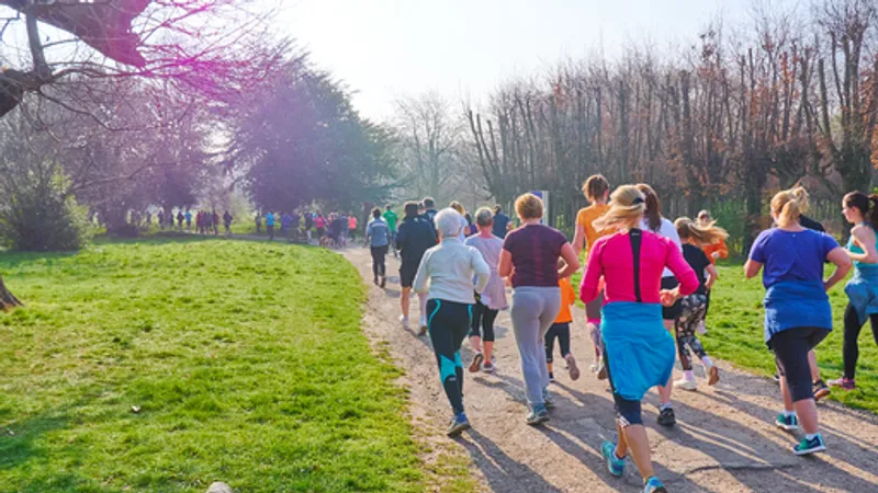 Netley Abbey parkrun in Netley
