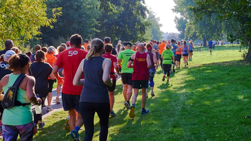 Houghton Hall parkrun in Houghton Regis