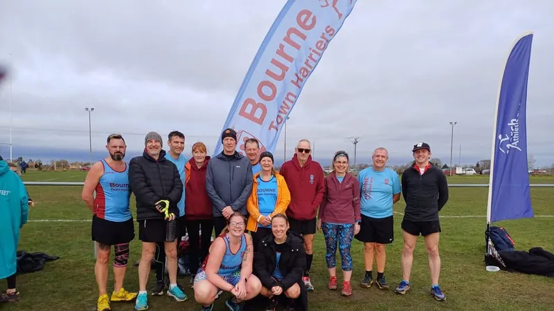 Bourne Town Harriers AC in Bourne