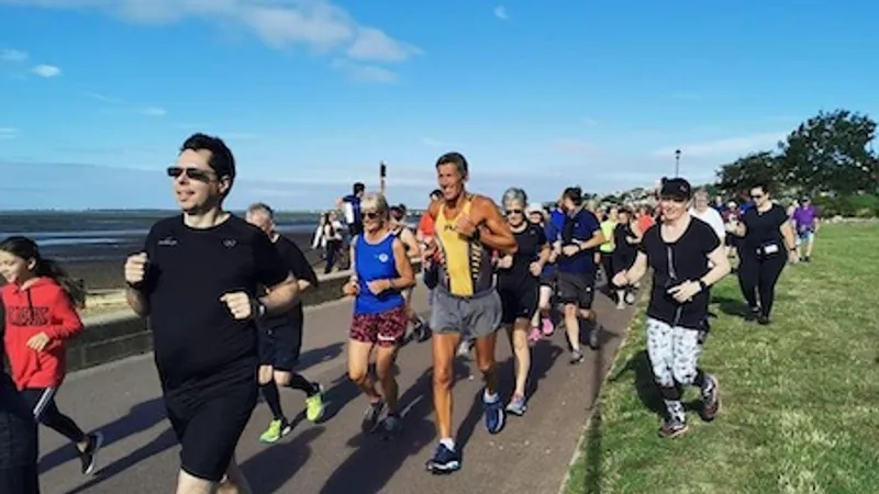 Chalkwell Beach parkrun in Westcliff-on-Sea