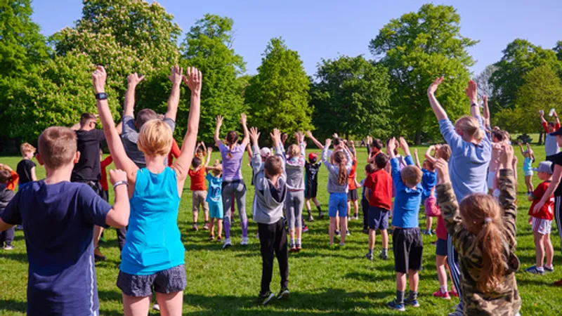 Buckingham junior parkrun in Buckingham