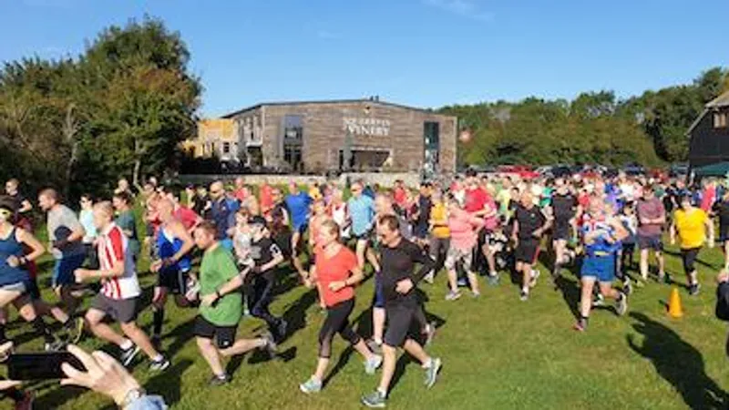 Squerryes Winery parkrun in Westerham