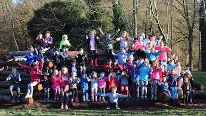 Houghton Hall junior parkrun in Houghton Regis