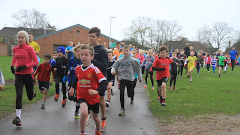 Woodley junior parkrun in Woodley