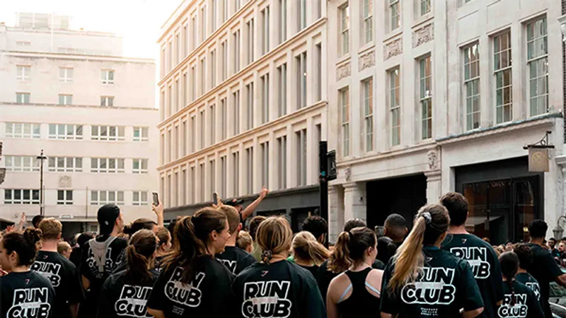 Gymshark Stratford Run Club in Stratford