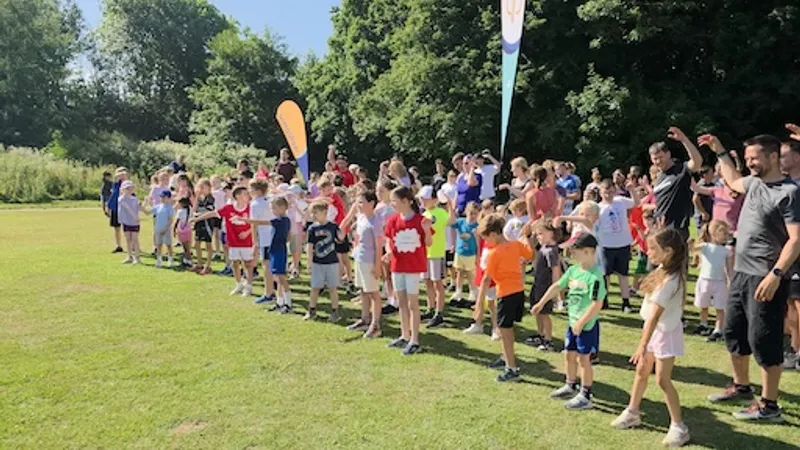 Manor Park junior parkrun in West Malling
