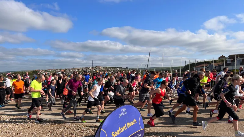 Seaford Beach parkrun in Seaford