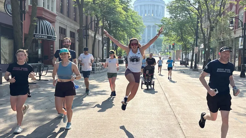 Movin' Shoes Running Club in Madison