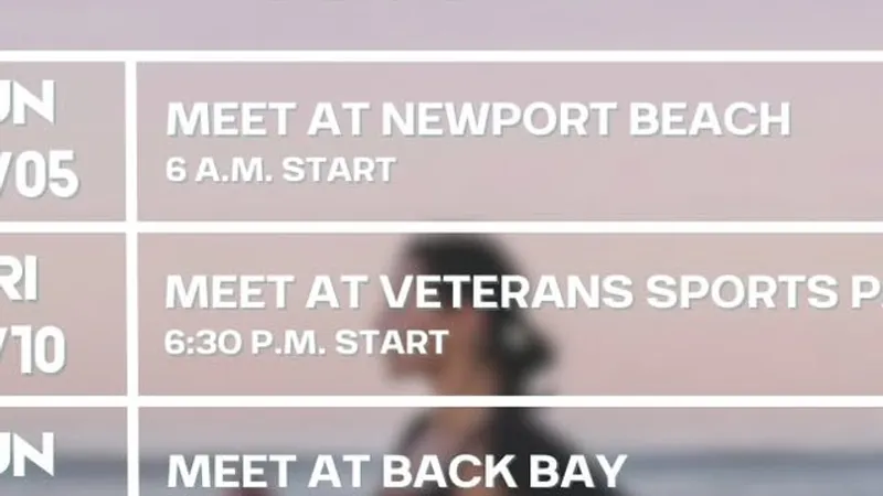 Girls Run & Recover in Newport Beach