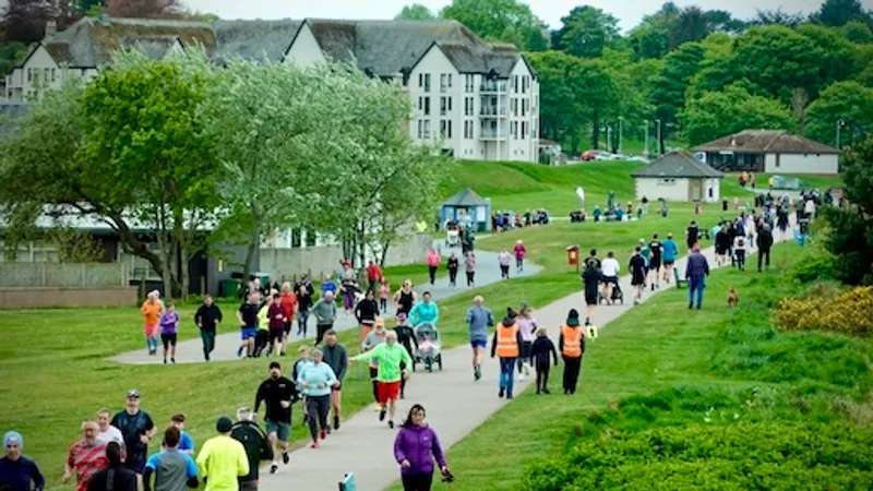 Nairn Links parkrun in Nairn