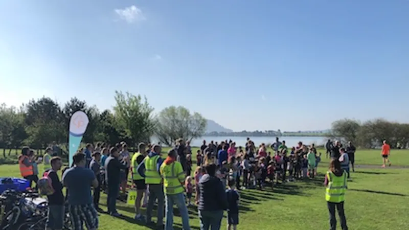 Loch Leven junior parkrun in Kinross
