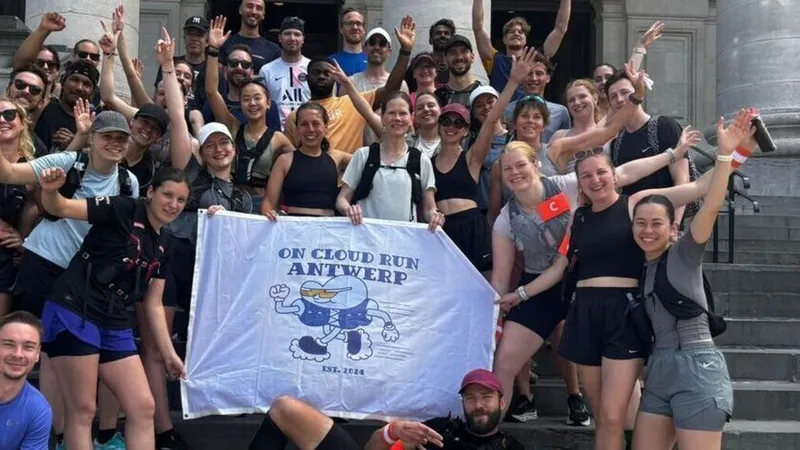 On Cloud Run Club Antwerp in Antwerpen