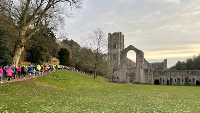 Fountains Abbey parkrun in Ripon