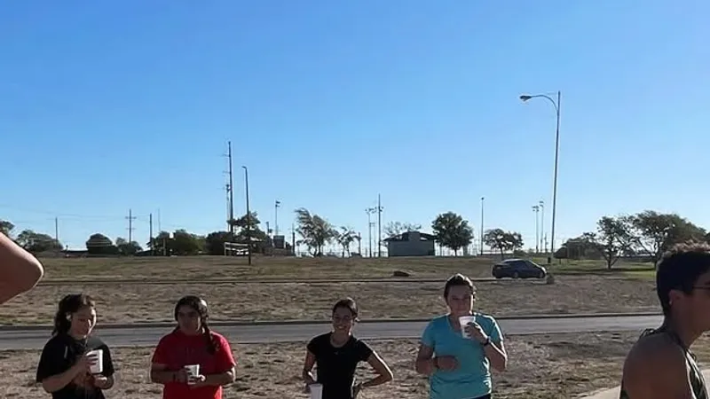 Tech Running Raiders in Lubbock