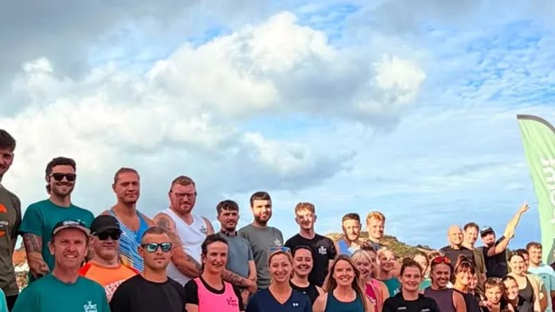 Goat Running Group in Conwy