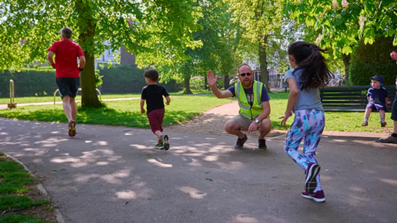 Aberdare junior parkrun in Aberdare