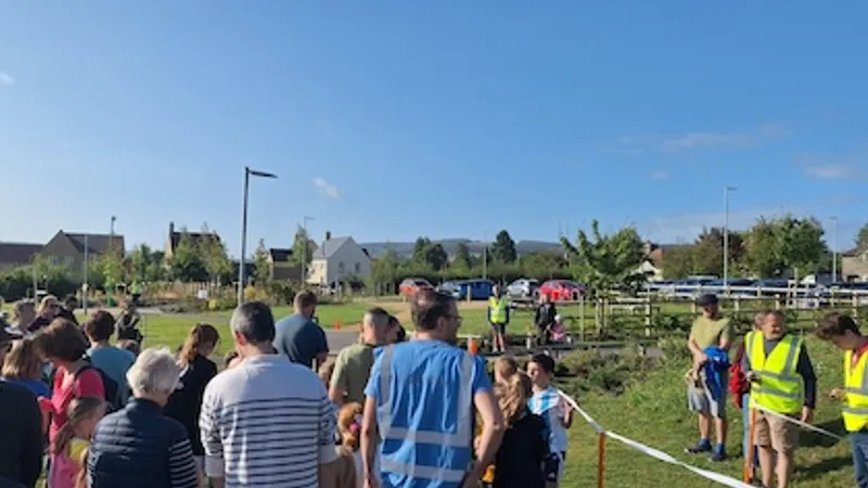 Winchcombe junior parkrun in Winchcombe