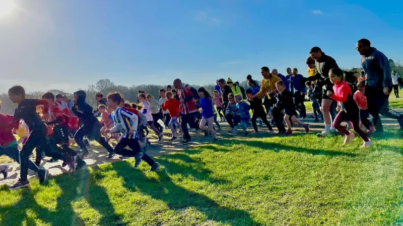 Southampton Common junior parkrun in Southampton