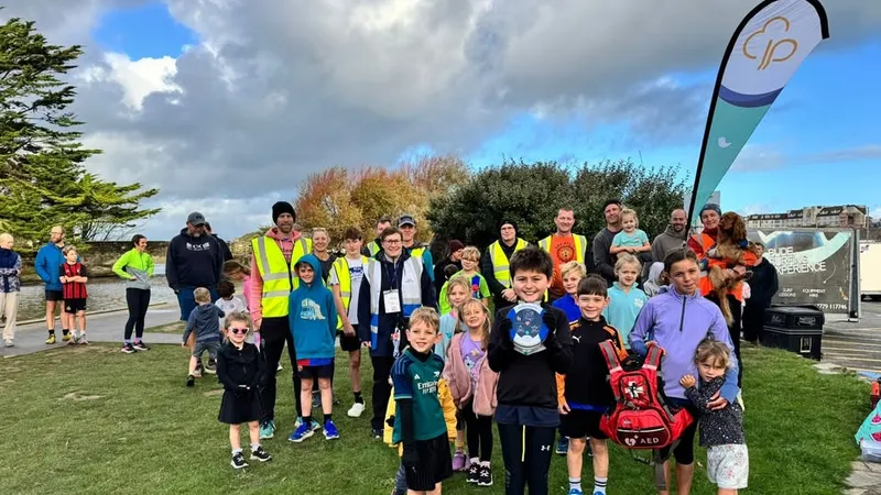 Bude Marshes junior parkrun in Bude