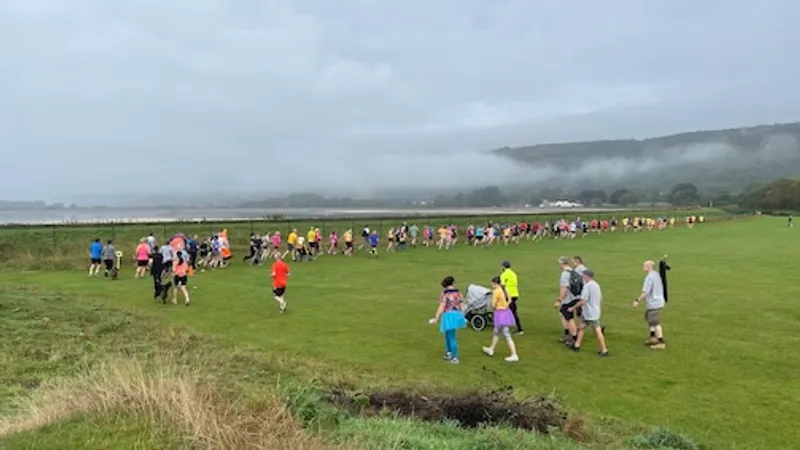 Sharpham Road Playing Fields parkrun in Cheddar