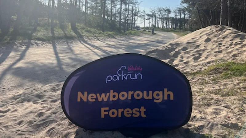 Newborough Forest parkrun in Newborough