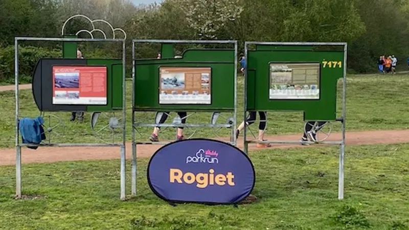 Rogiet parkrun in Rogiet