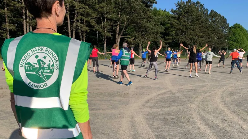 Ward Park Runners in Bangor