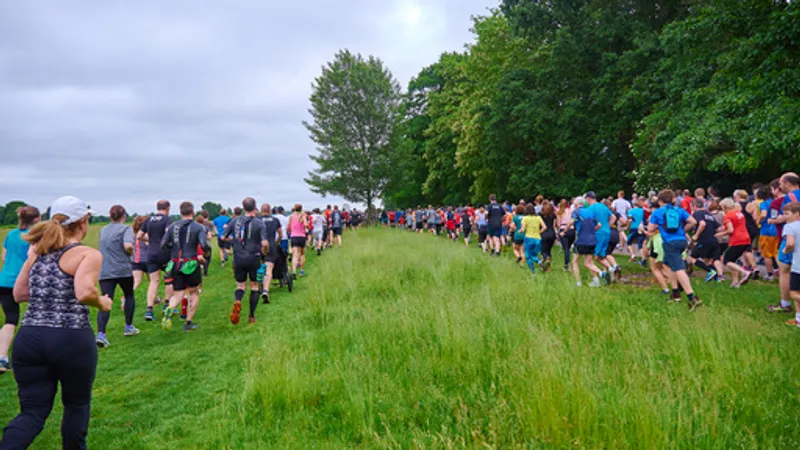 Sixmilewater parkrun in Ballyclare