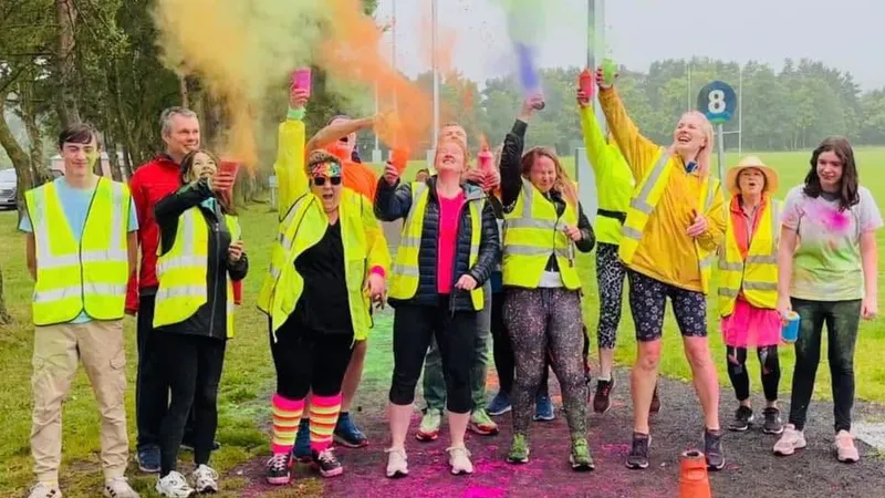 Jordanstown junior parkrun in Jordanstown