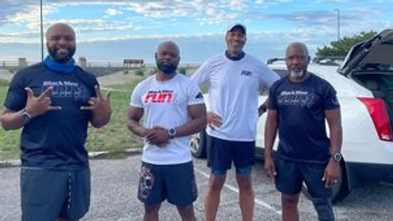 Black Men Run Hampton Roads VA in Norfolk