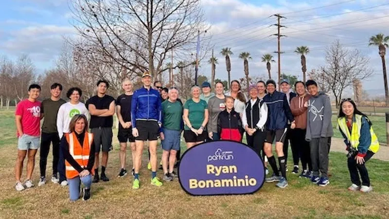 Ryan Bonaminio parkrun in Riverside