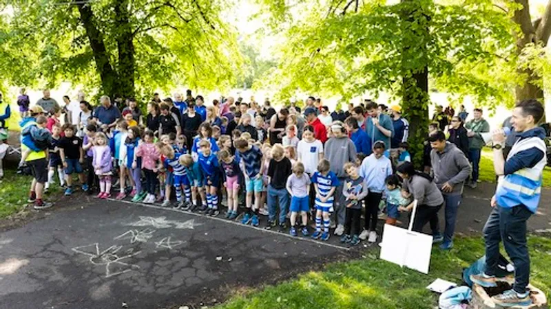 Pilrig Park junior parkrun in Edinburgh