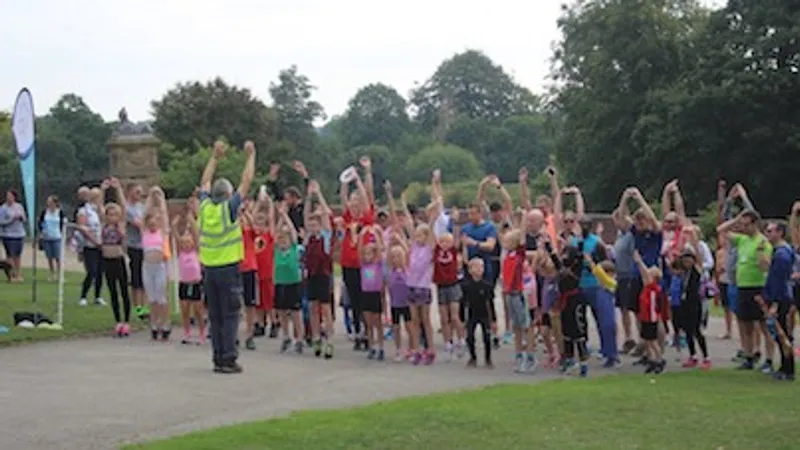 Temple Newsam junior parkrun in Leeds